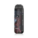 Black Red Marbling